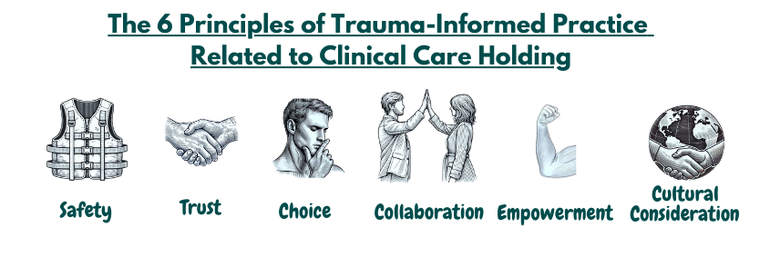 The 6 principles of trauma-informed practice Related to Clinical Holding 2024 - www.clinical-holding.com